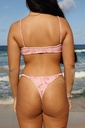 Mahina Top - Peach Hibiscus
