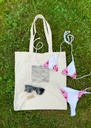 Cotton Tote Bag: Black Hand Block Printed, Eco-Friendly, Natural, High Quality