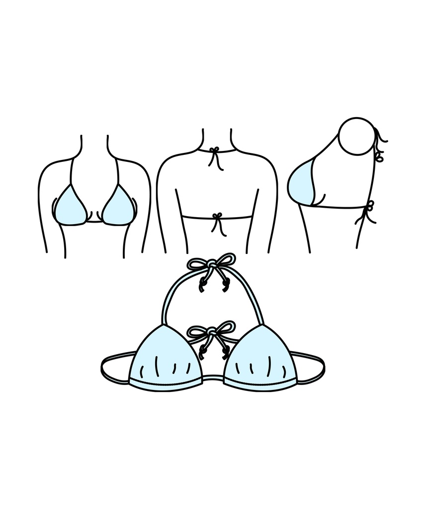 Leilani Top - Sky