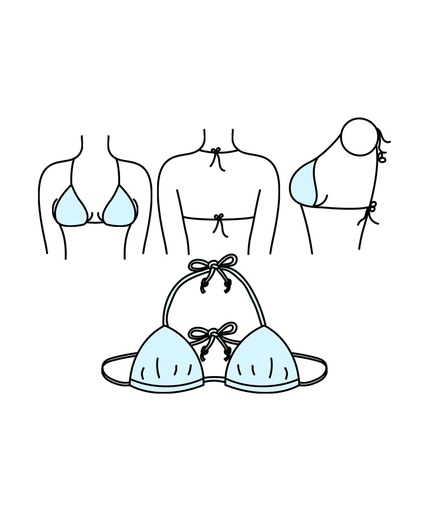 Leilani Top - Sky