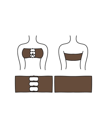Naia Top - Chocolate