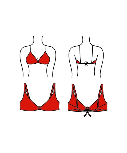 Kiana Top - Cherry