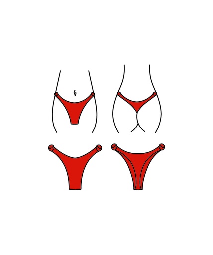 Kaula Bottoms - Cherry